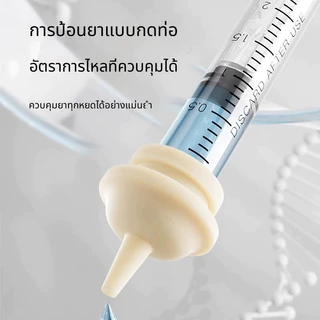 BHQ จุกนมแมว ไซริงค์ป้อนนม ป้องกันการสำลัก ใช้ได้กับ สัตว์เลี้ยงแรกเกิด สุนัข แมว สัตวฟันแทะ