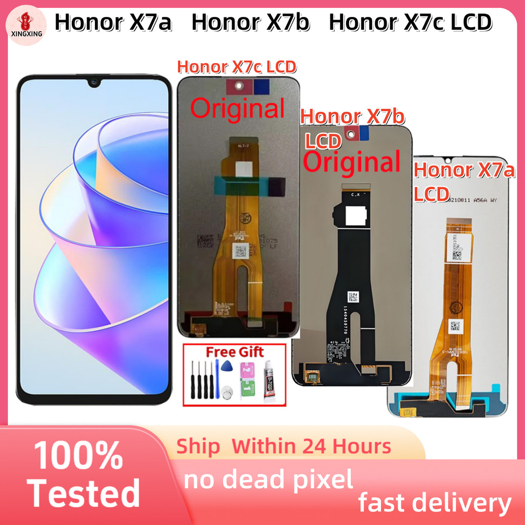 จอแสดงผล Honor X7a LCD Honor X7b LCD Honor X7c เปลี่ยนหน้าจอสัมผัส LCD
