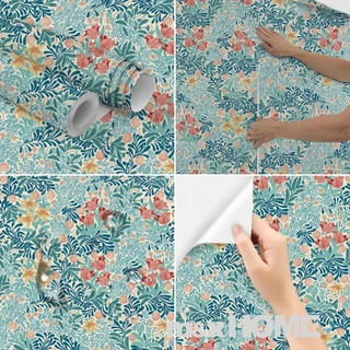 80 ออกแบบ new PVC วอลล์เปเปอร์กันน้ํา wallpaper ติดผนัง Self-กาวดอกไม้วอลล์เปเปอร์สติกเกอร์สําหรับห้องนอน