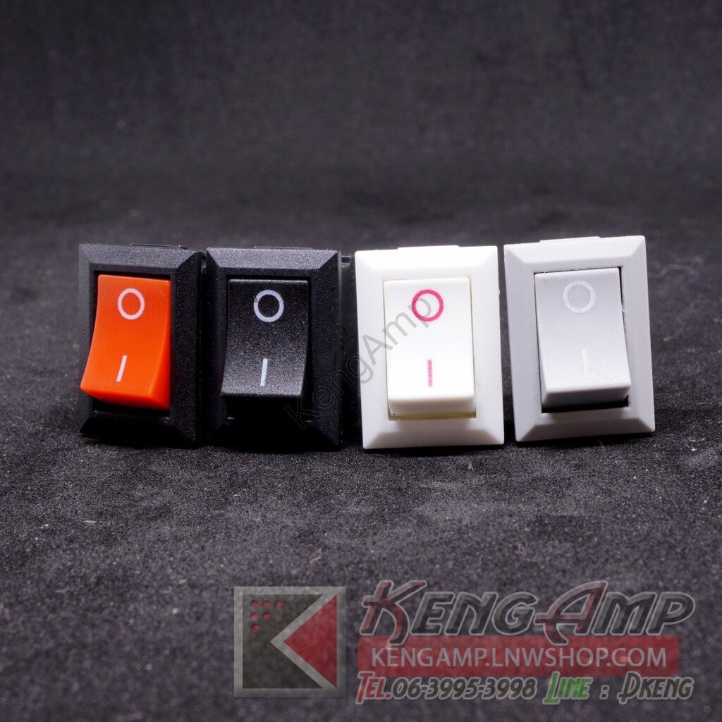 SW สวิทซ์ KCD1-101 ZhongXun 15x21mm 2/8A 250Vac