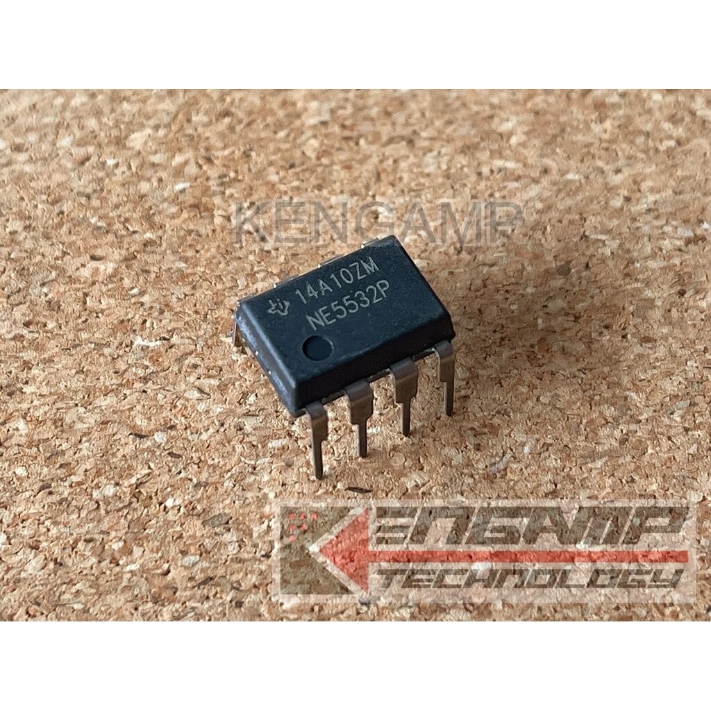(1ตัว) [IC] NE5532P TEXUS DIP-8 Dual Low-Noise OP-AMP