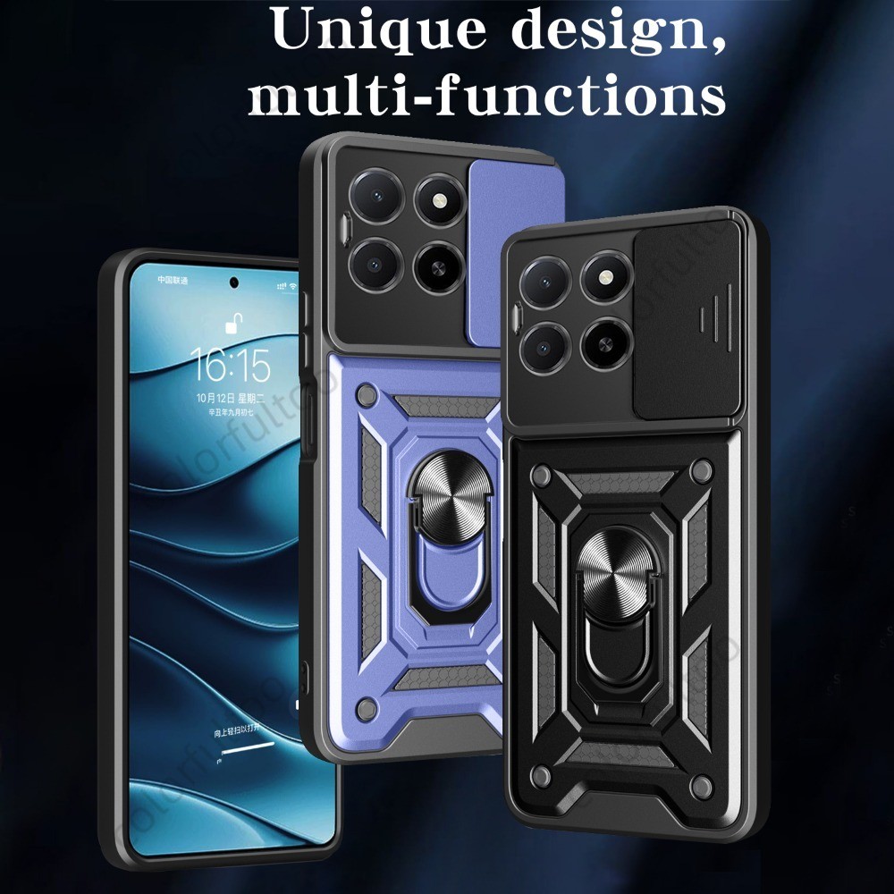 Honor X9d 5G เคสโทรศัพท์สําหรับ Honor X9d X9C X7d X5b Plus X5BPlus X 5B HonorX7d 4G 5G เกราะกันกระแทกปลอกกดดึงกล้องป้องกันกรณีรถแม่เหล็กผู้ถือแหวนด้านหลัง Hard ราคา ถูกที่สุด ดีลบีเคเค แกลเลอรีภาพที่ 2