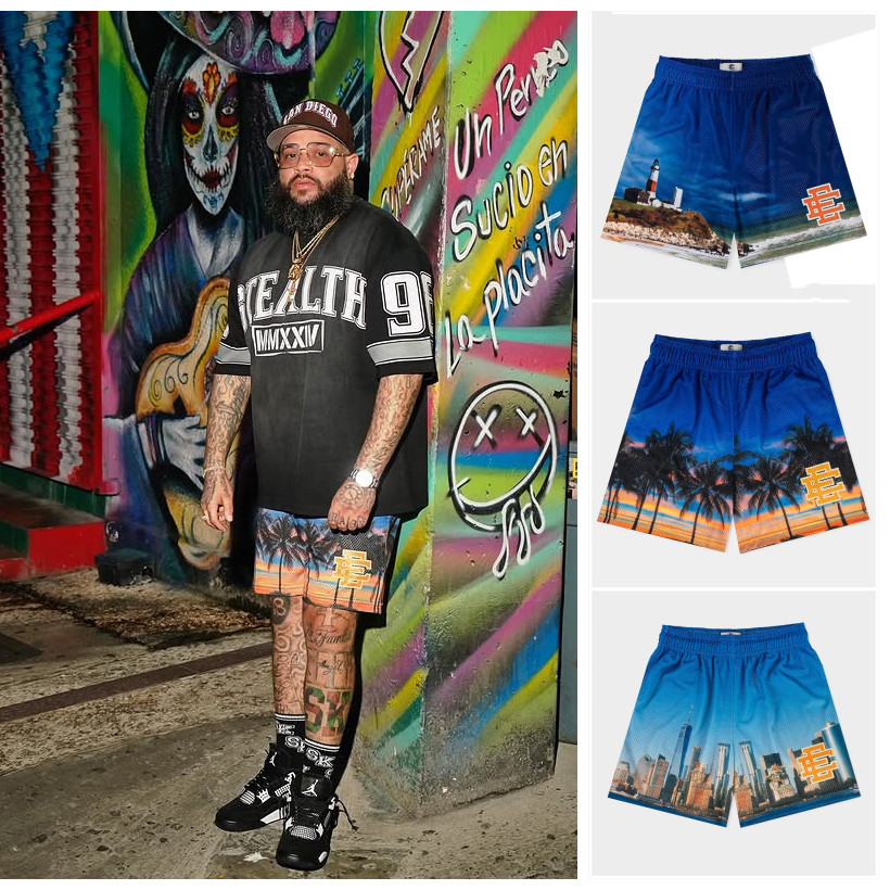 EE Casual Sports Mesh Boxer Eric emanuel American Shorts