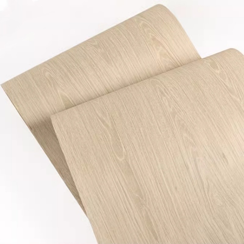 เทคโนโลยีล้าง White Oak ไม้วีเนียร์ Renovated เฟอร์นิเจอร์ลําโพงไม้วีเนียร์ L: 2-2.5 เมตร W:58 ซม.T:0.2 มม.