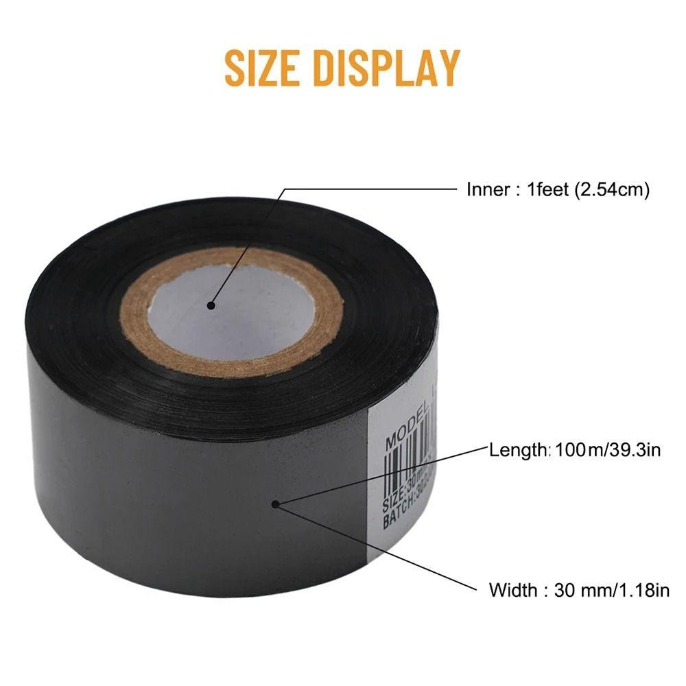 ริบบิ้นเครื่องพิมพ์ THETEAI 1 ม้วน LC1, เทปเครื่องพิมพ์ 25/30/35 มม., การพิมพ์การเข้ารหัสความร้อน 100 ม.|ตัวเข้ารหัสชิ้นส่วนชิ้นส่วน|อุปกรณ์เสริม - รูปที่ 2