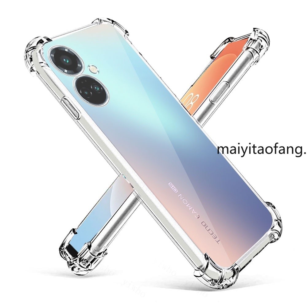 สําหรับ Tecno Camon 19 19Pro 19Neo 4Gซิลิโคนกันกระแทกนุ่มสําหรับ Camon19 Pro Neo โปร่งใส TPU ป้องกันเคสโทรศัพท์ DDDL