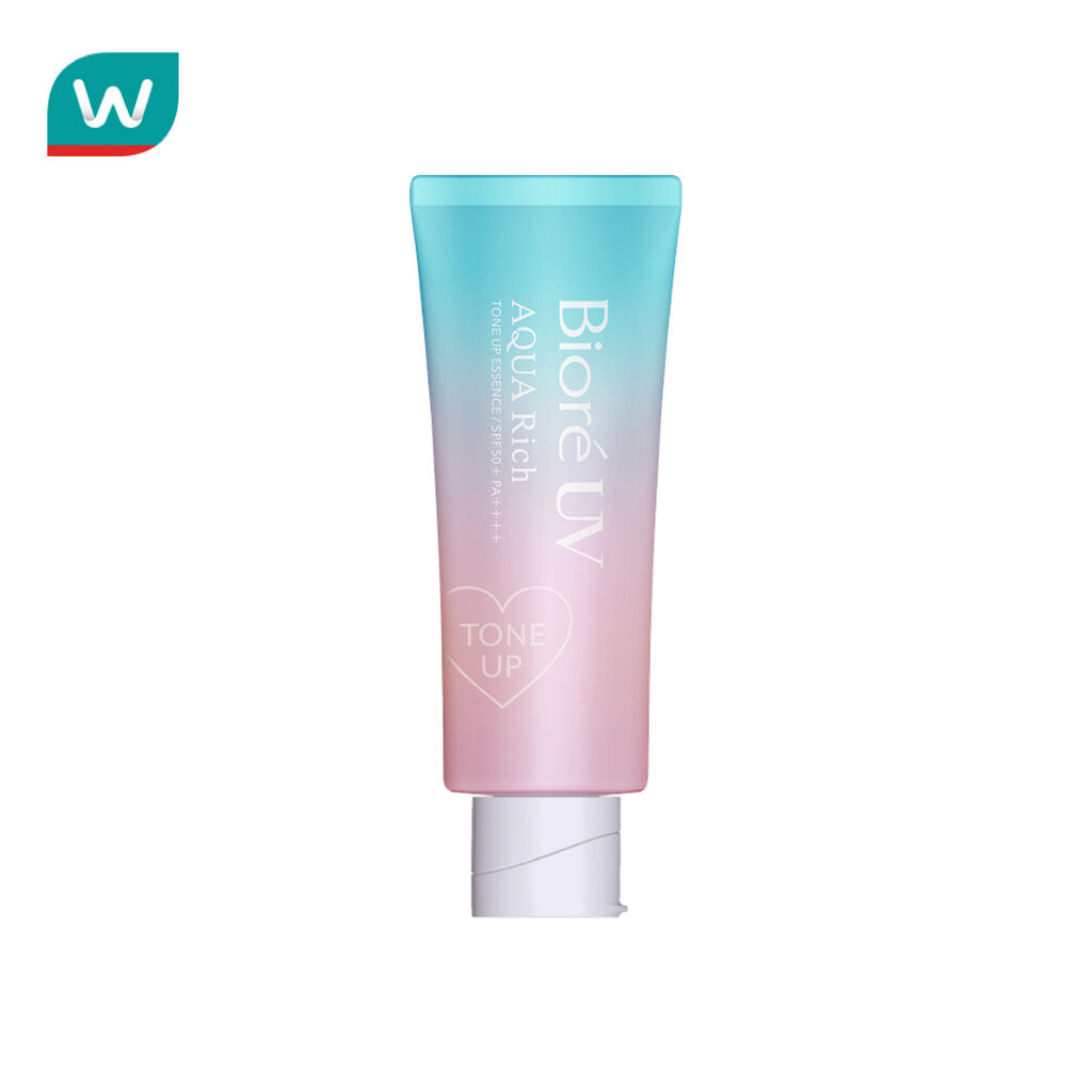 Biore บิโอเร ยูวี อะควา ริช โทน อัพ เอสเซ้นส์ เอสพีเอฟ50+ พีเอ++++ 70 กรัม