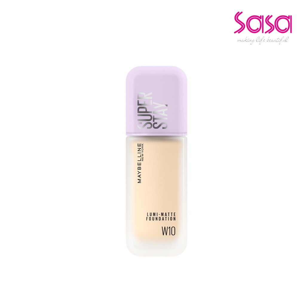 Maybelline Superstay Lumi Matte Foundation  (#W10)  (35ml)