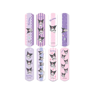 Tigerplast ไทเกอร์พลาส พลาสเตอร์ปิดแผลพลาสติก ลายคุโรมิ (Kuromi) 8 ชิ้น