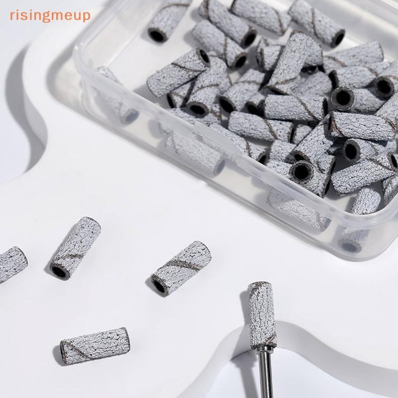 [risingmeup] ที่จับขัดกระดาษทรายสแตนเลส อุปกรณ์เสริมหัวสว่านเล็บ สําหรับเล็บ