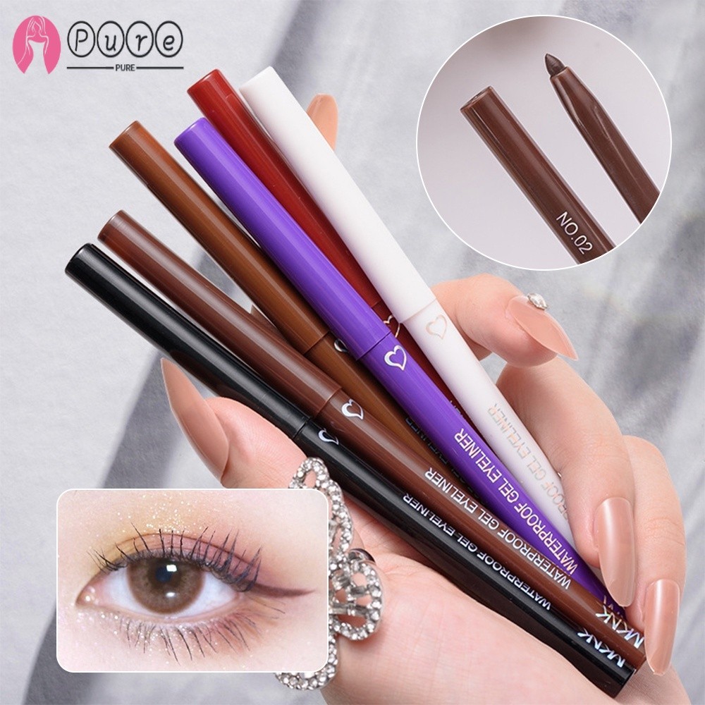[BZ]Eye Liners - Eye Liner Makeup - Lying Silkworm Eyeliner - Eyeliner Gel Pencil - Waterproof, Smudge-proof, Long Lasting, Highly Pigmented - Eye Make up Cosmetic