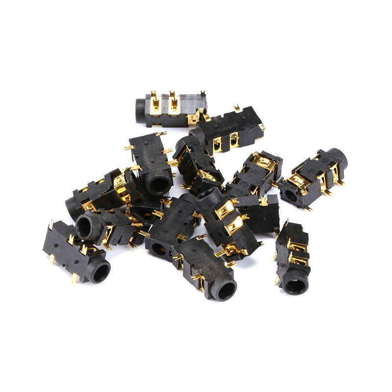10PCS 3.5 มม.หูฟัง PJ-327A Gold-Plated Patch 5 Pin SMD Audio หูฟัง/ซ็อกเก็ตหูฟัง PJ327A MP3 อุปกรณ์เ