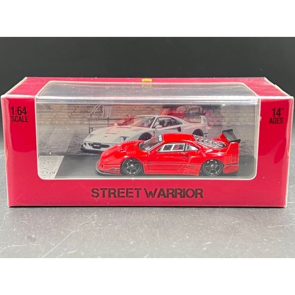 Street Weapon 1:64  
LBWK F40,diecast : Red