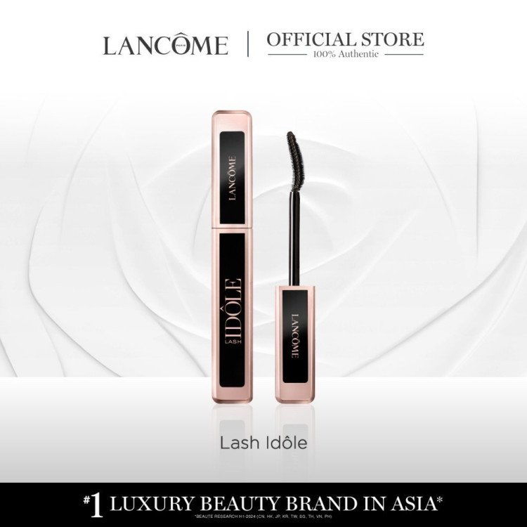 LANCOME LASH IDOLE ลังโคม มาสคาร่าสูตรใหม่ ยกโคนงอนเด้ง ขนตาเรียงเส้นสวยราวกับต่อขนตา กันน้ำ ติดทน 24 ชั่วโมง