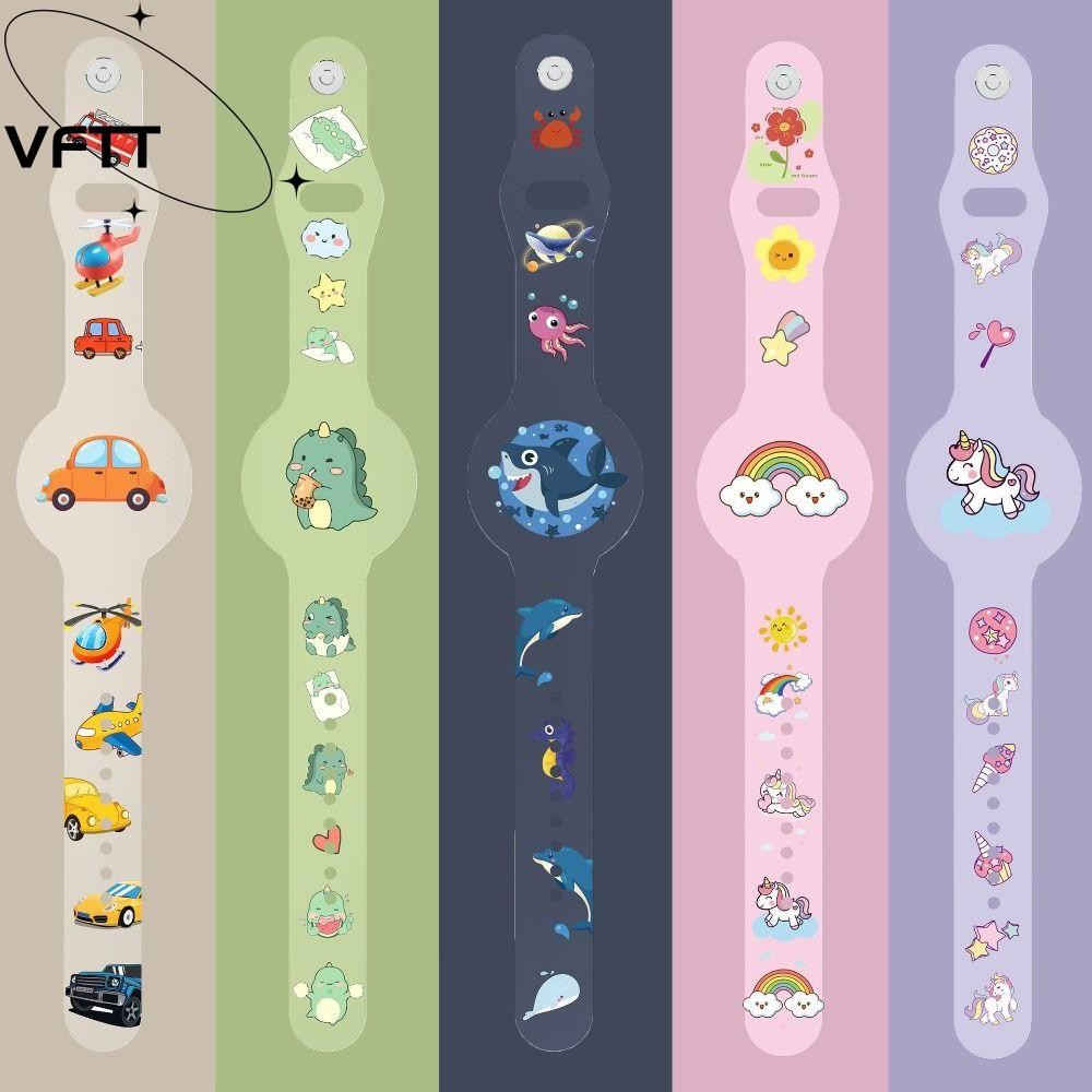 Vftt สร้อยข้อมือเด็ก, สายรัดซิลิโคนกันน้ําทดแทนสําหรับสร้อยข้อมือสายรัดข้อมือซิลิโคนสําหรับ Airtag