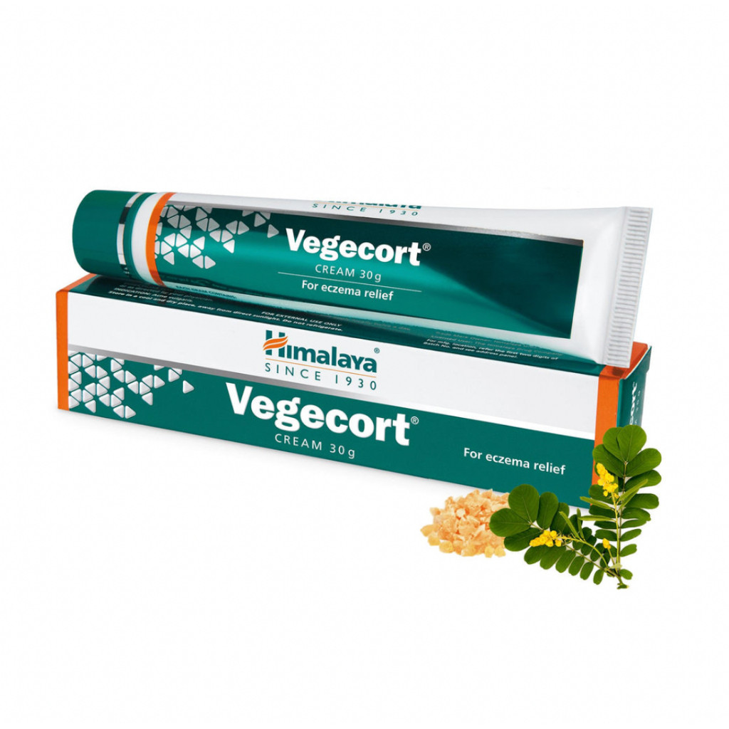 Himalaya Vegecort Cream 30 g. ครีมผิวหนัง