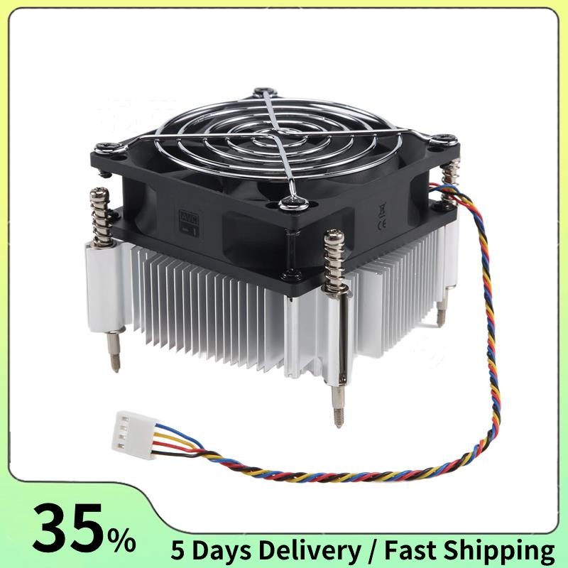 Cpu Cooler Fan Cooling 1366 2011 1155 4-Pin Wire อุณหภูมิควบคุมและควบคุมความเร็วหม้อน้ําสําหรับ X58 X79
