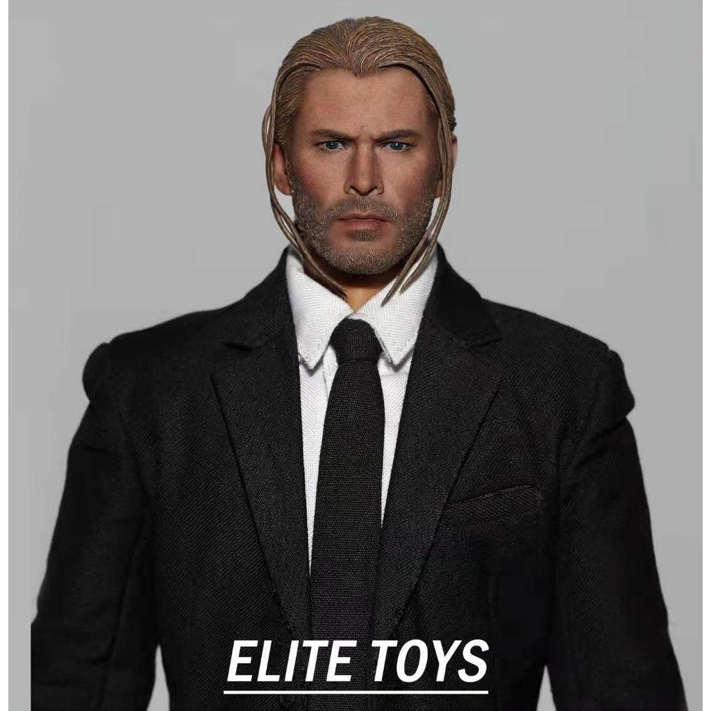 Elite TOYS Avengers 1/6 Thor Head Sculpture Sol Braid ทรงผมหัวประติมากรรม Thor [คลังสินค้าพร้อม]
