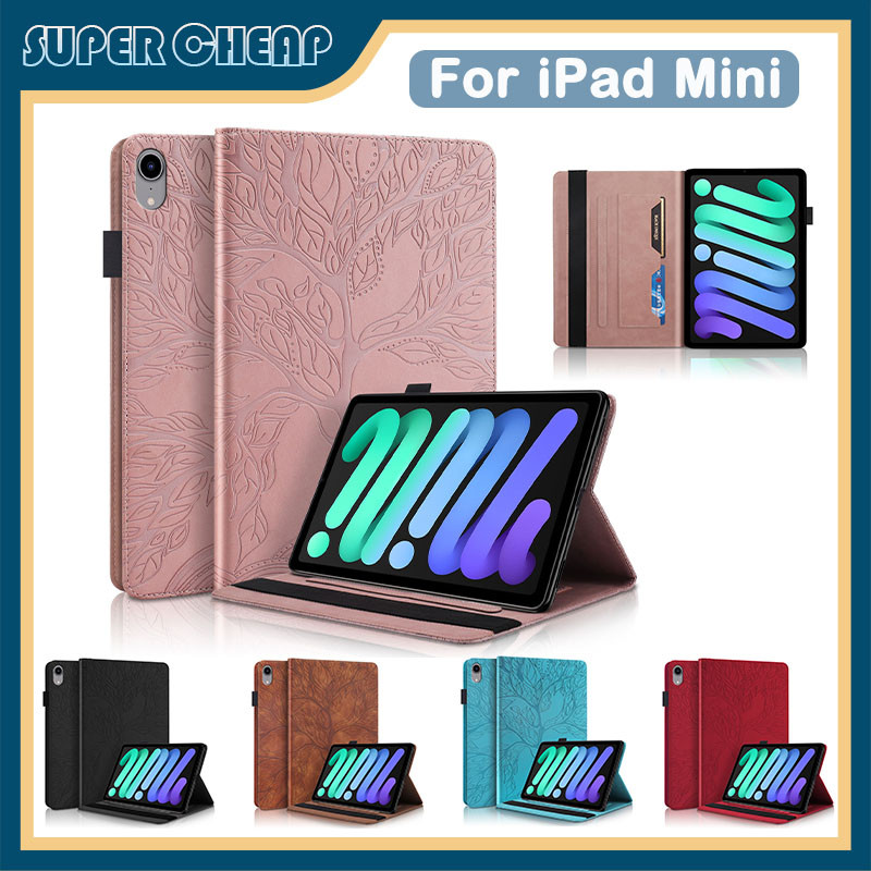สําหรับ iPad Mini 1 2 3 Mini 4 5 7.9 นิ้ว iPad Mini 6 8.3 นิ้ว Mini7 Mini 2024 iPad Mini 7 8.3 นิ้วนูน Soft TPU ปกหลังกระเป๋าสตางค์สไตล์แท็บเล็ตกรณี
