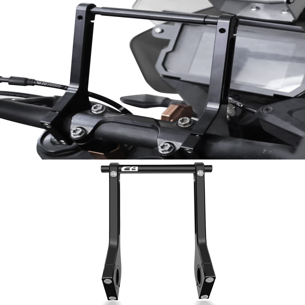 สำหรับ CB750 CB750F CB750 Hornet Hornet Hornet Roadbook Holder Navigator GPS ตัวยึดชุดแขนติดตั้งจักร