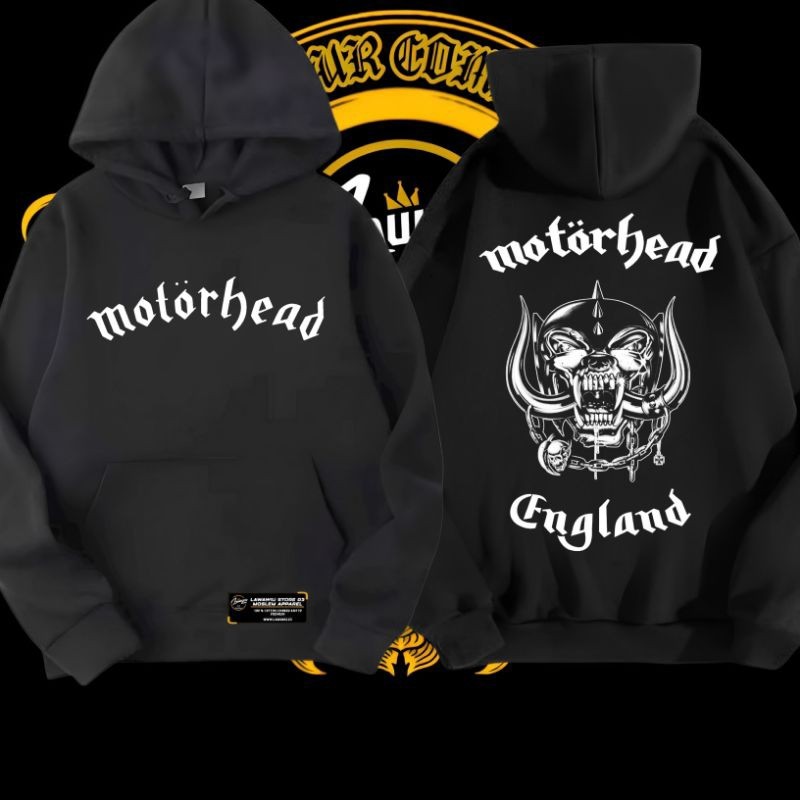 เสื้อกันหนาว Hoodie Jacket Band MOTORHEAD 7 Motif Variation คุณภาพระดับพรีเมียม - Hoodie Jumper Metal Band Cool Men Wome