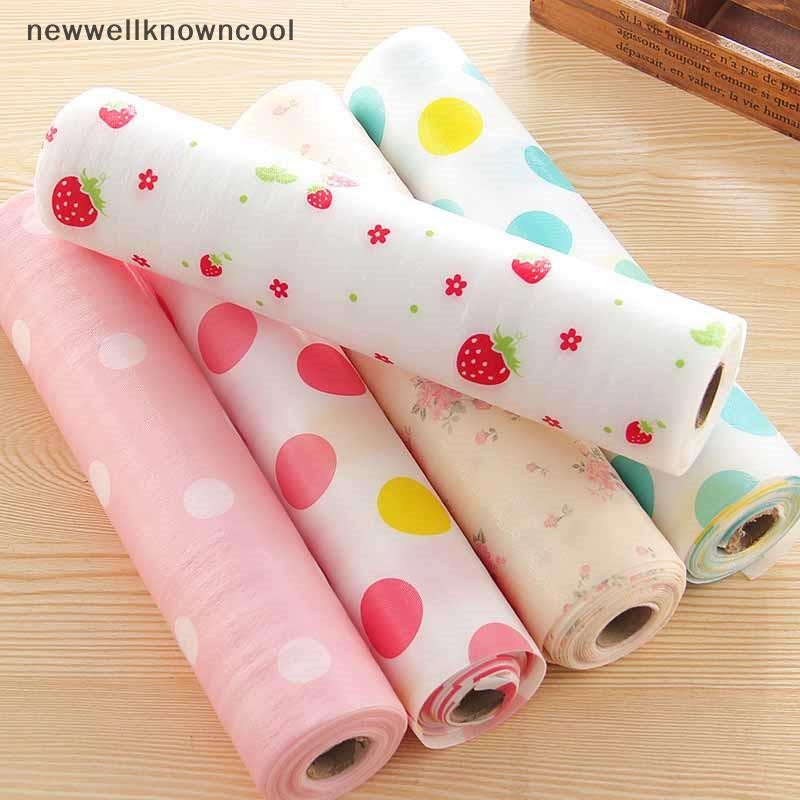Newwellknowncool 1 ม้วนทนทานกันน้ํา Placemat ตารางห้องครัวลิ้นชัก Dinning Mat AAD