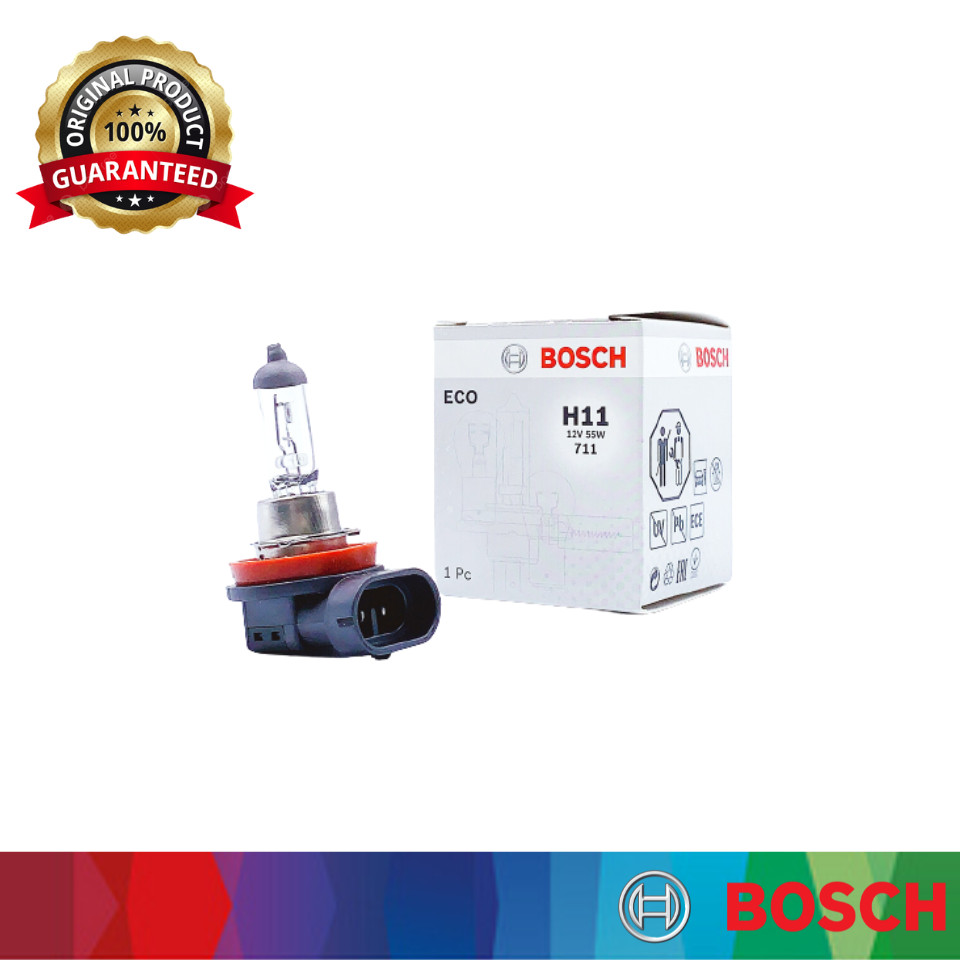 1987 302 806 - H11 12V 55W Bosch Pure Light H11 หลอดไฟหน้าสําหรับ Honda Odyssey 3rd Gen ปี 2003-2008