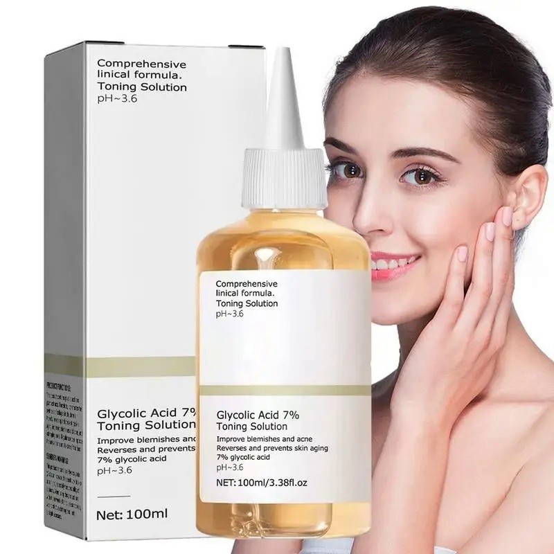 Glycolic Acid 7% Toning Solution Ordinary Acne Remover Lifting Firming Wrinkles Glowing Facial Skin Care Glycolic Acid T