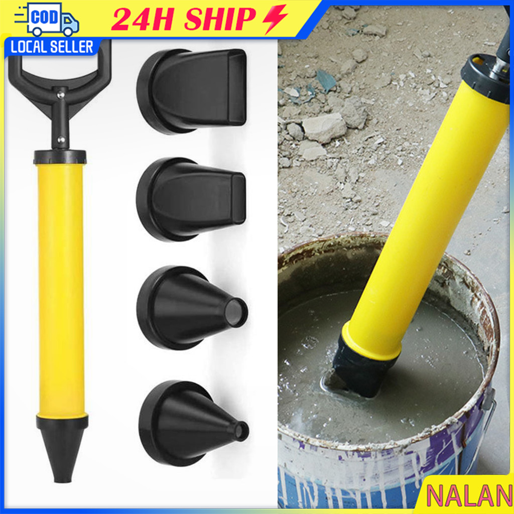 สินค้ามีคุณภาพ ปืนยิงกาวซีเมนต์ 4in1 ปืนยิงกาวปูน gunกระบอกอัดร่องปูนฉาบ มีหัวเปลี่ยน