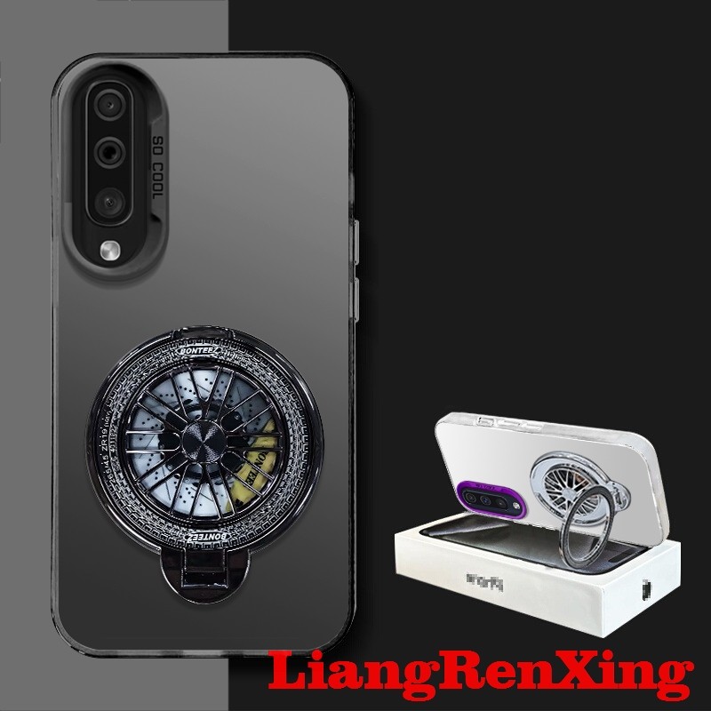 FOR เคส Case สำหรับ Samsung A50 Samsung A70 Samsung A50S A30S โทรศัพท์ปลอกฮาร์ด Case TPU ป้องกันเรียบกันกระแทกปกการออกแบบใหม่ความงามกับผู้ถือสำหรับผู้ชาย Gyro Mount CYTLZJ01