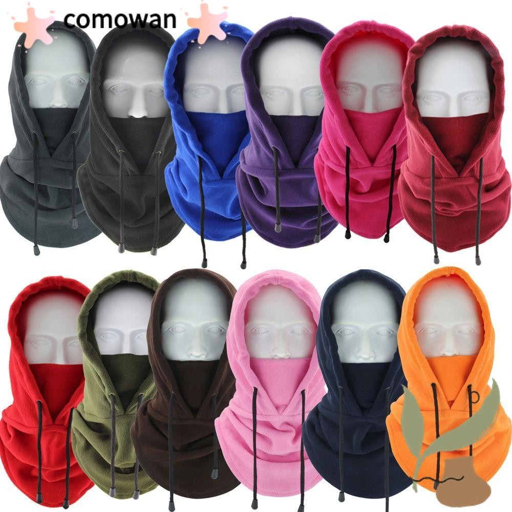 Kowan Balaclava, Full Face ฤดูหนาวอุ่นหมวกฤดูหนาว,แฟชั่น Windproof Polar ขนแกะ Beanies ผู้หญิง Man