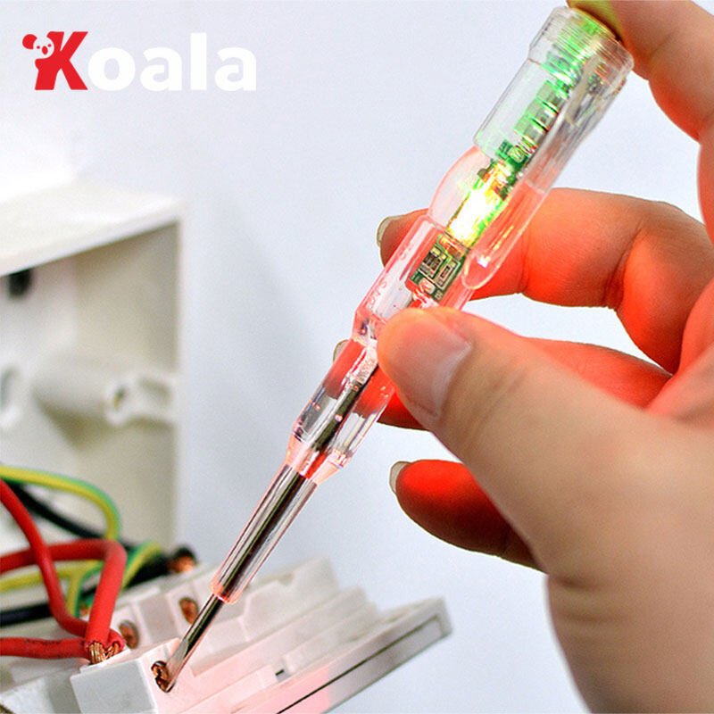 KOALA ปากกาทดสอบแรงดันไฟฟ้า ไม่สัมผัส ปากกาทดสอบเหนี่ยวนํา โวลต์มิเตอร์ เครื่องตรวจจับพลังงาน