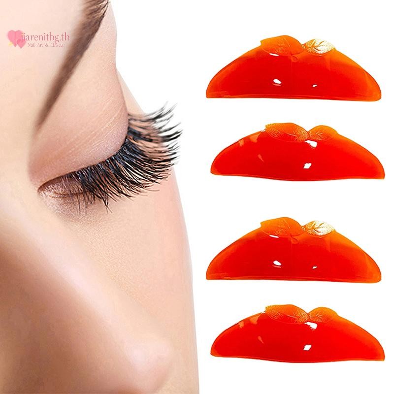 Renbg 2 คู่ Lash Lift กาวฟรีซิลิโคน Eyelash Perm Pads Sticky Lashes Rods Shield Lifg 3D Eyelash Curler Applicator เครื่องมือ TH