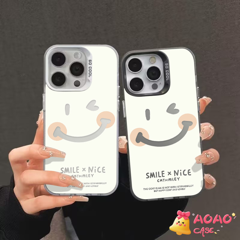 น่ารักน่ารักยิ้มสวยนุ่ม เคสOPPO A38 A12 A7 A16 A18 A17 A15 A5s A78 A76 A74 A17K A55 A58 A54 A96 A77s A77 A57 A16s A3s