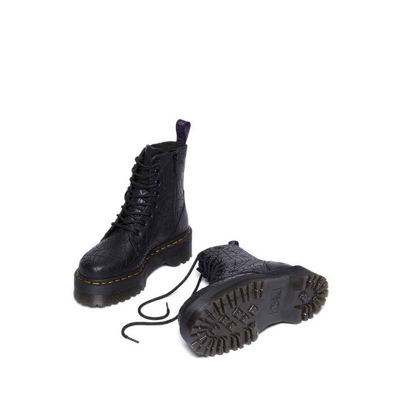 Dr. Martens รองเท้าบู๊ตส้นแพลตฟอร์ม รุ่น Jadon Wednesday - สีดำ