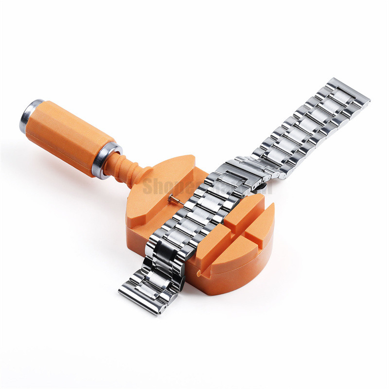 3/6/9 ชิ้นนาฬิกา Link Chain Removal เครื่องมือนาฬิกาปรับความยาวค้อน Punch Pins Strap Holder Kit นาฬิกาซ่อมเครื่องมือสําหรับช่างซ่อมนาฬิกา