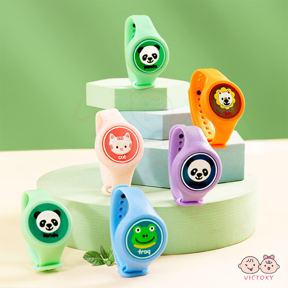 VICTOKY นาฬิกากันยุงเด็ก กําไลกันยุง กันน้ํา สร้อยข้อมือกันยุง กันยุงเด็ก นาฬิกาไล่ยุงเด็ก - รูปที่ 2