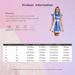 Choomomo Womens Space Fighter Alien Dress-up เครื่องแต่งกาย Mock คอหมวกแขน Metallic Shiny Contrast ชุดสําหรับฮาโลวีนคอสเพลย์