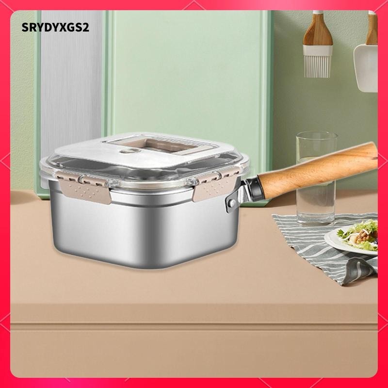 [Srydyxgs2] Mini Deep Fryer Pot หม้อปรุงอาหารสแตนเลสสําหรับสต็อกผัก Fries