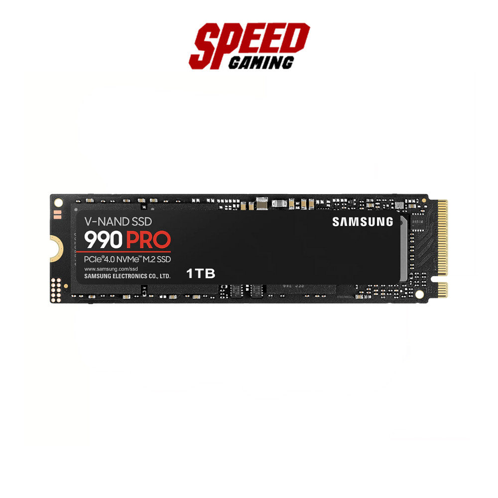 SAMSUNG 990 PRO - PCIe 4x4/NVMe M.2 2280 1TB (MZ-V9P1T0BW) SSD (เอสเอสดี) | By Speed Gaming