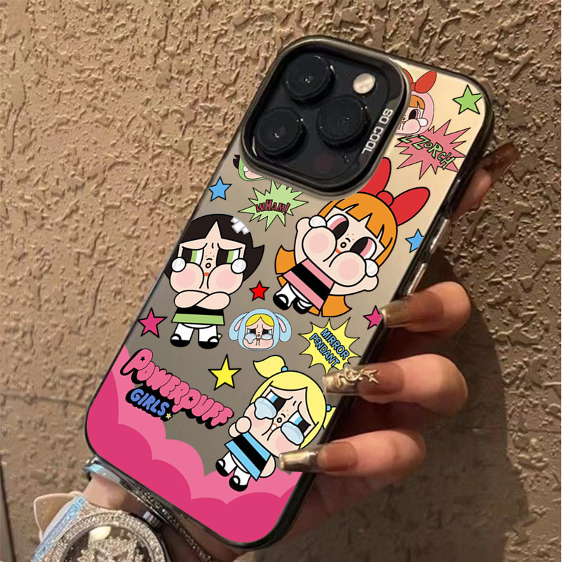 สีดำหรูหราซิลิโคนแข็งกรณีโทรศัพท์ เคสไอโฟน11 ผู้หญิงเล็กๆน้อยๆ for IPhone 16 13 15 7Plus 14 12 11 Pro MAX 8 6 7 Plus