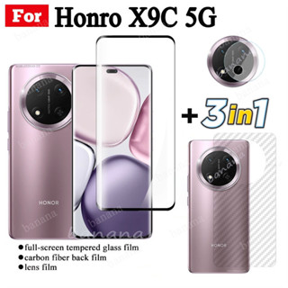 3 in 1 Honor X9C 5G กระจกนิรภัยสําหรับ Honor X9A X9B ป้องกัน…