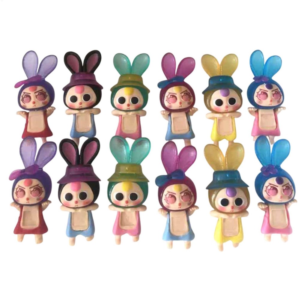 Sonny angel Baby สาม Macaron bunny angel ตัวเลขน่ารักตกแต่งการ์ตูนสะสมรูปปั้น Decor น่ารักตกแต่งตุ๊กตา unhcxeth