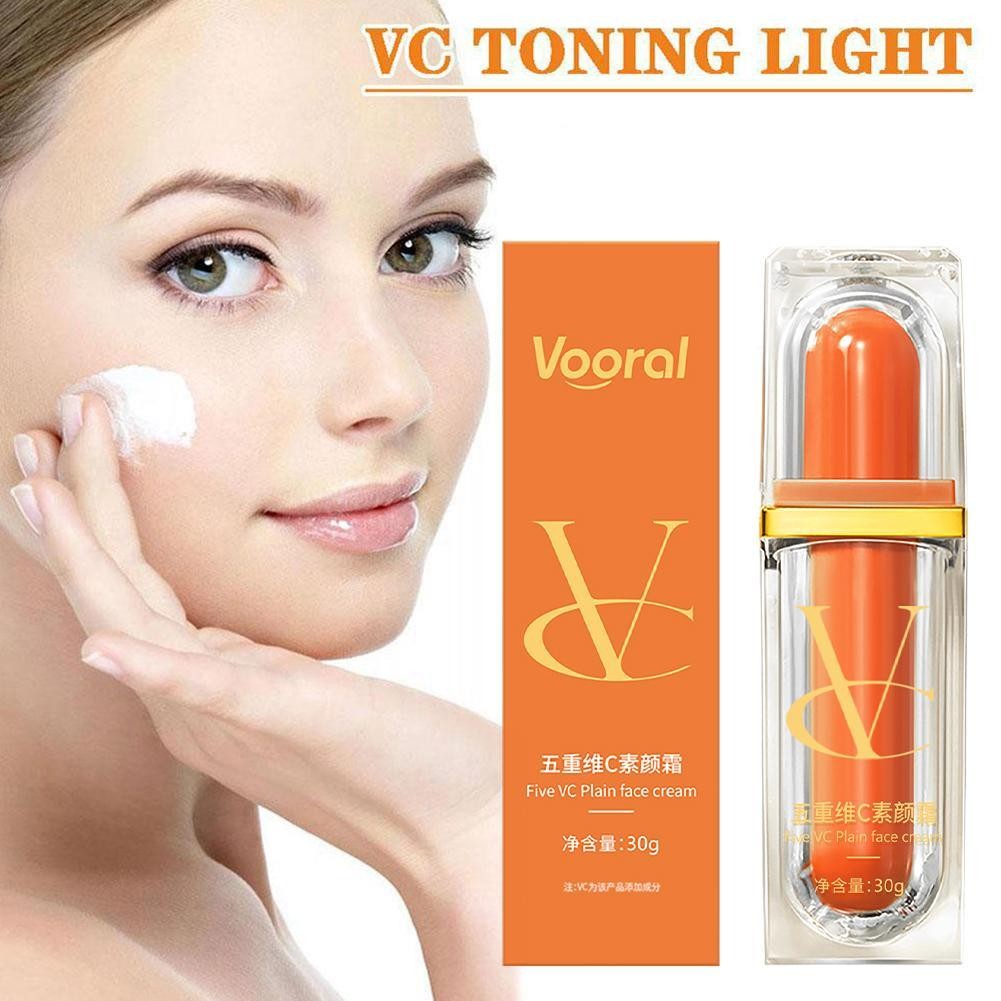 5 มิติ C Plain Cream 4-in-1 Vooral Isolating Cream คอนซีลเลอร์ผัก Moisturizer R8U8