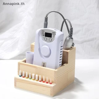 Annapink.th 1PC เครื่องเจาะเล็บ Bits ผู้ถือเล็บเครื่องมือกล่องคอนเทนเนอร์ EN