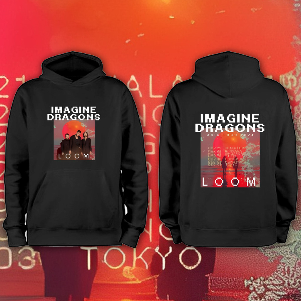 Imagine Dragons Loom Asia Tour 2024 NEW Cotton Hoodie M-3XL