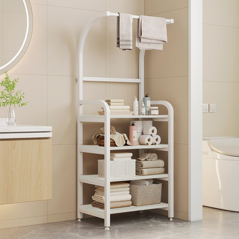 MOOM ชั้นวางของห้องน้ำ 150*30*48CM ที่ใส่ผ้าเช็ดตัว / ที่ใส่กระดาษทิชชู่ ความชื้นและกันน้ำ แข็งแรงและทนทาน