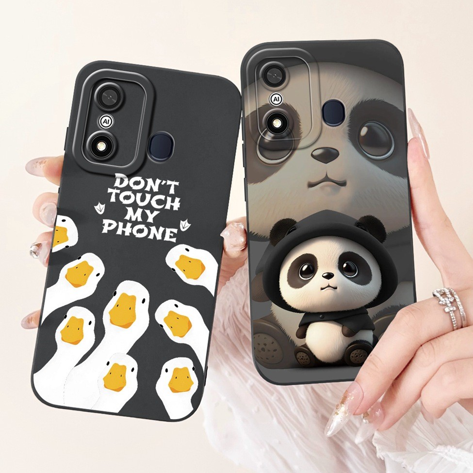 Casing ITEL P17 Case Aesthetic Cute Cat Fashion Funny Cool Silicone Phone Case ITEL P17 Back Cover