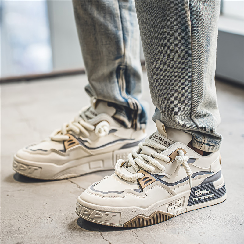 รองเท้าผ้าใบ รองเท้าผ้าใบผู้ชาย พื้นหนา ใส่สบาย ไซส์ 39-44