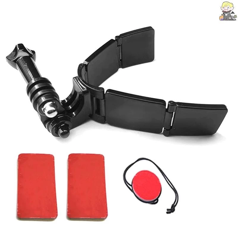 [CL] ที่วางยึดคางหมวกกันน็อคแบบเต็มหน้าสําหรับ 11 10 9 8 7 Insta360 สายคล้องกล้อง Floddable ด้านหน้าคาง Mount อุปกรณ์เสริม TH